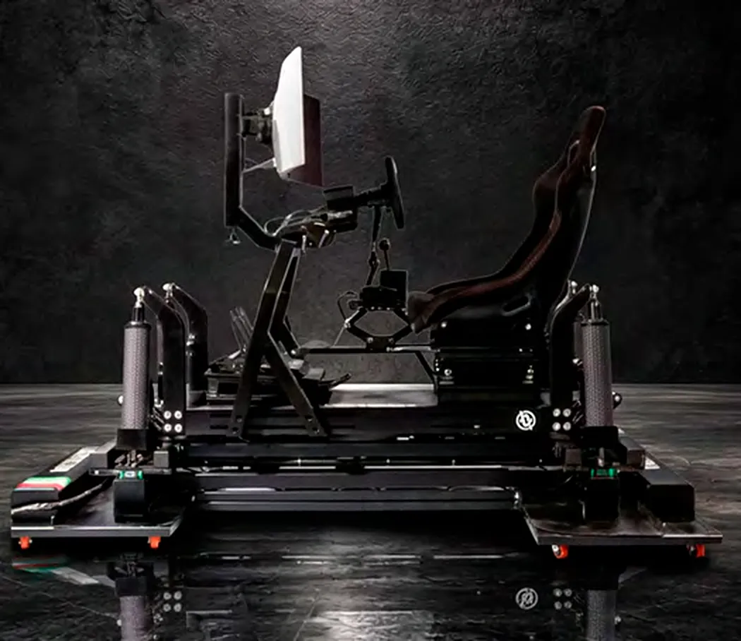 Vorteccia GT Ultimate full-motion platform with four corner actuators